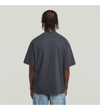 G-Star Majica Boxy Base navy