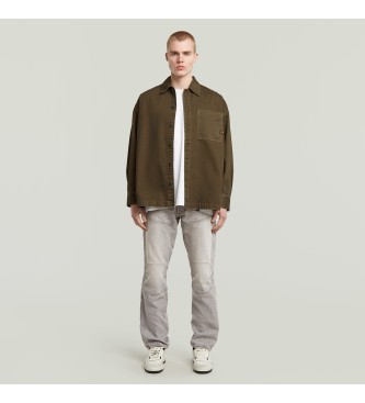 G-Star Boxy Fit Overshirt brown greenish brown