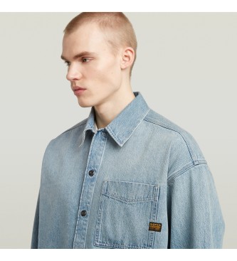 G-Star Boxy Fit Overshirt blue