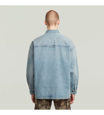 G-Star Boxy Fit Overshirt blue