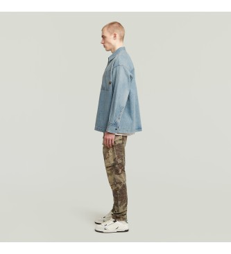 G-Star Boxy Fit Overshirt blue