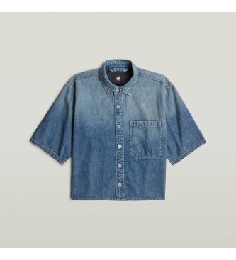 G-Star Shirt Boxy 1 Pocket blue