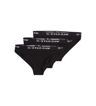 G-Star Set of 3 black panties
