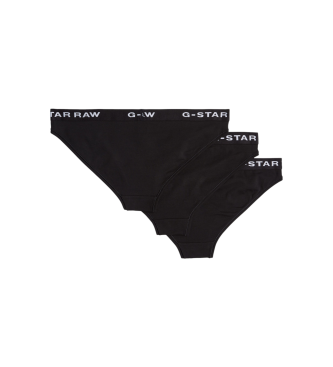 G-Star Set of 3 black panties