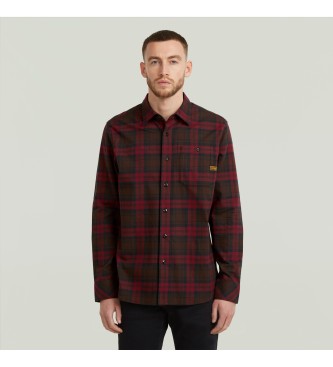 G-Star Camisa Bristum 2.0 Slim rojo