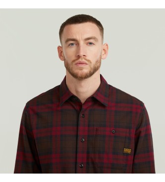 G-Star Camisa Bristum 2.0 Slim rojo