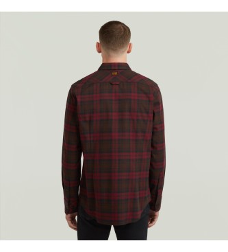 G-Star Camisa Bristum 2.0 Slim rojo
