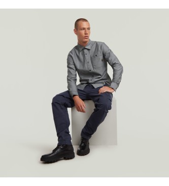 G-Star Camisa Bristum 2.0 Slim azul