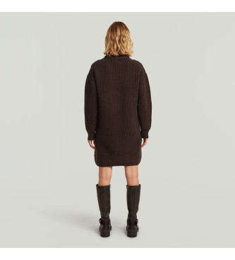 G-Star Vestido solto de cabo castanho
