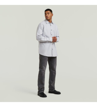 G-Star Camicia pulita e regolare, di colore bianco grigiastro.