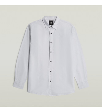 G-Star Camicia pulita e regolare, di colore bianco grigiastro.