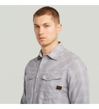 G-Star Camisa Dakota Slim gris