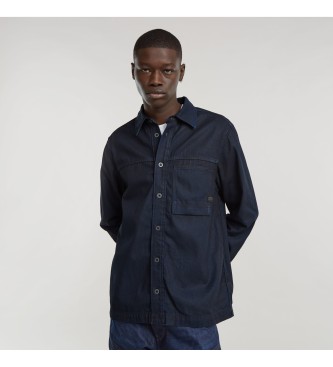 G-Star Chemise 1 poche Regular Denim navy