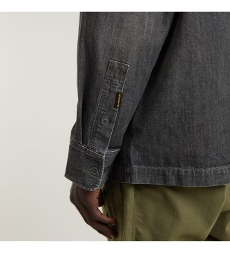 G-Star Boxy Fit Flap Pocket Shirt grey