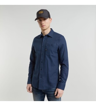 G-Star Camisa Bristum 2.0 Slim azul-marinho