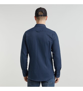 G-Star Camisa Bristum 2.0 Slim azul-marinho