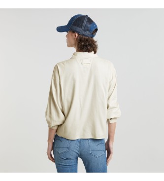 G-Star Cropped Pocket Shirt beige