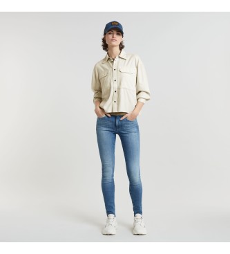 G-Star Cropped Pocket Shirt beige