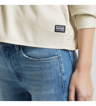 G-Star Cropped Pocket Shirt beige