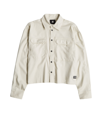 G-Star Cropped Pocket Shirt beige