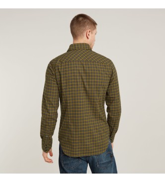 G-Star Camicia slim verde Dakota