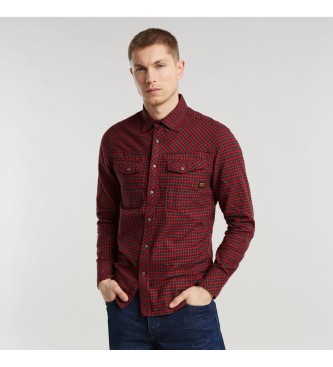 G-Star Dakota Slim Shirt maroon