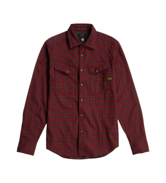 G-Star Camisa Dakota Slim granate