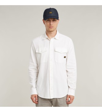 G-Star Camisa Marine Slim blanco