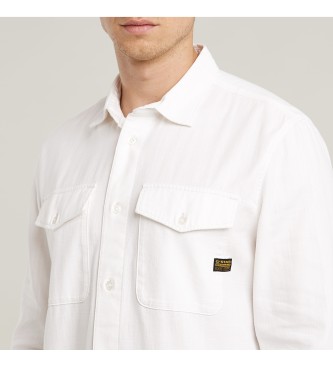 G-Star Camisa Marine Slim blanco
