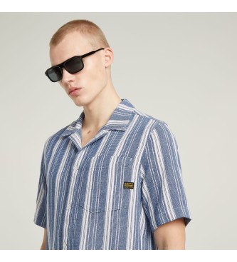 G-Star Camisa One Pocket Regular azul