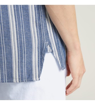G-Star Camisa One Pocket Regular azul