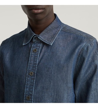 G-Star Chemise Regular Denim bleu