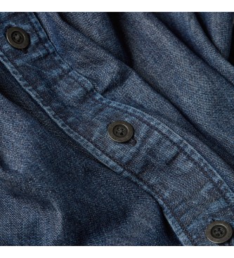 G-Star Shirt Regular Denim blauw