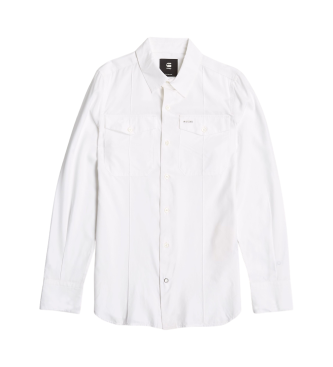 G-Star Camisa Slim Pocket branca