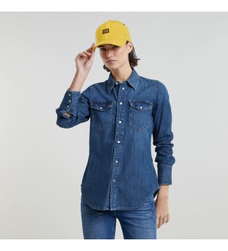 G-Star Chemise western slim bleu