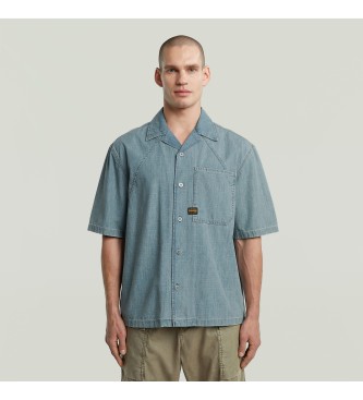 G-Star Track Relaxed Shirt blauw