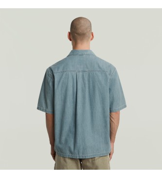 G-Star Track Relaxed Shirt blauw