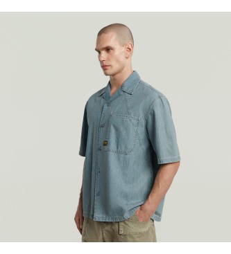 G-Star Track Relaxed Shirt blauw