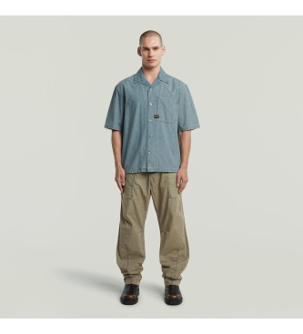 G-Star Track Relaxed Shirt blauw