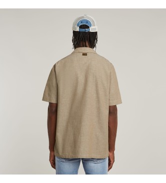 G-Star Camicia Workwear Resort Regular Taupe