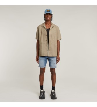 G-Star Camicia Workwear Resort Regular Taupe