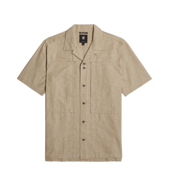 G-Star Camicia Workwear Resort Regular Taupe