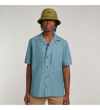 G-Star Camisa Workwear Resort Regular azul