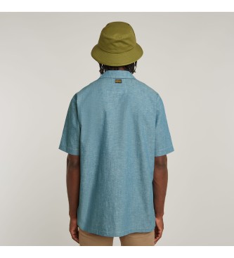 G-Star Camisa Workwear Resort Regular azul