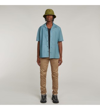G-Star Camisa Workwear Resort Regular azul