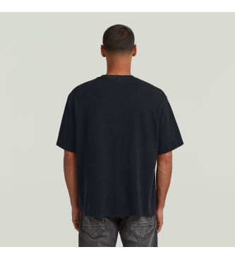 G-Star Maglietta squadrata Acid Wash nera