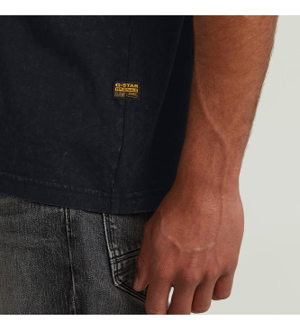 G-Star Maglietta squadrata Acid Wash nera