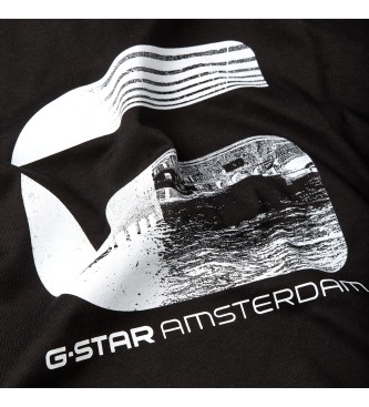 G-Star Camiseta Amsterdam negro