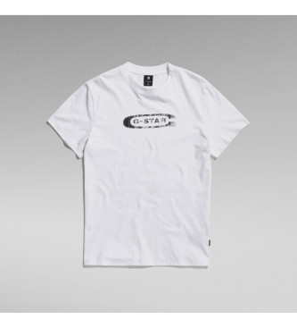 G-Star T-shirt da velha escola desgastada branca