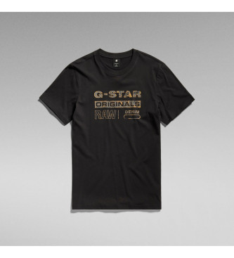 G-Star T-shirt Distressed Originals noir